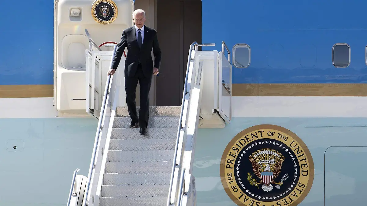 BIDEN LLEGA A GINEBRA